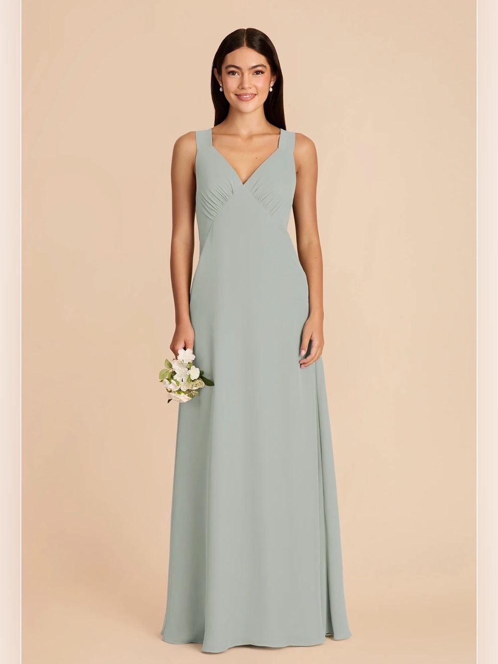 Birdie Grey Veronica Dress in Sage Chiffon